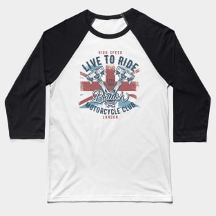 Live to ride Baseball T-Shirt